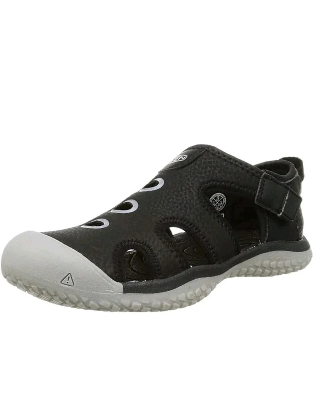 Keen Kids Black and Gray Closed-Toe Sandal